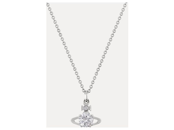 Vivienne Westwood Collana con Pendente Reina Argento - vista 2
