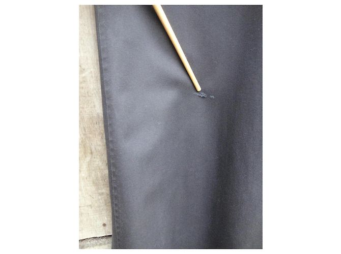 Gabardina Burberry Azul Marino de Algodón - vista 6