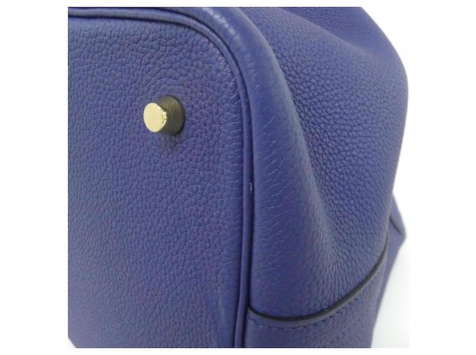 Hermès Picotin Lock MM Handtasche Blau - Ansicht 2