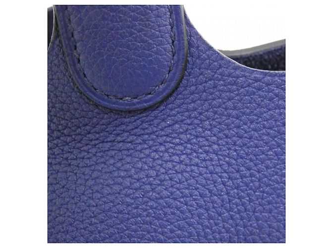 Hermès Picotin Lock MM Handtasche Blau - Ansicht 4