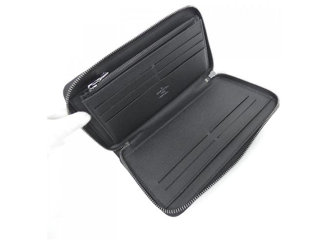Louis Vuitton Monogram Eclipse Zippy Organizer Wallet Black - view 7