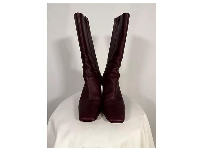 Rouje Botines Elsa burdeos - vista 3