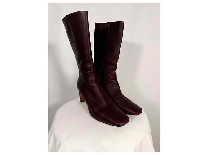 Rouje Botines Elsa burdeos - vista 4