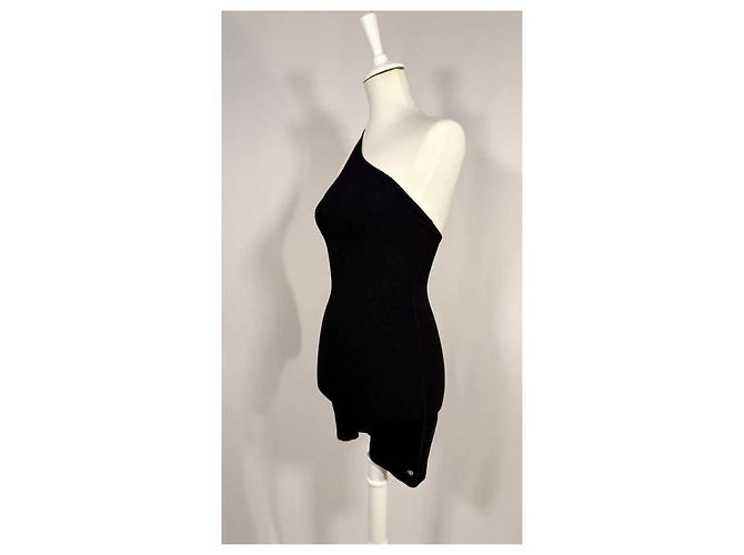 Anine Bing Combishort Lori stretch nero - vista 2