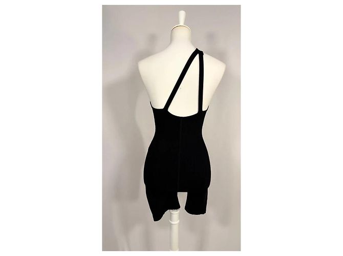 Anine Bing Combishort Lori stretch nero - vista 4