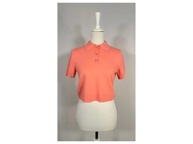 J.Crew Polo de cachemira rosa - vista 2