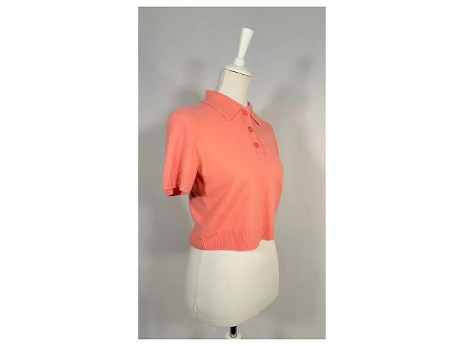 J.Crew Polo de cachemira rosa - vista 3