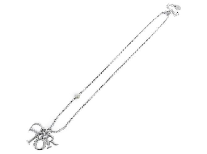 Collana Christian Dior Evolution N1680DVORS Argento Bianco - vista 2