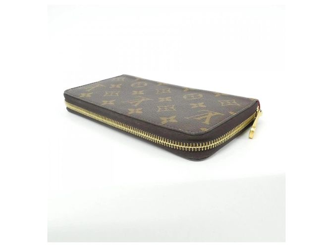 Zippy Geldbörse Monogram Louis Vuitton Braun Rot - Ansicht 2