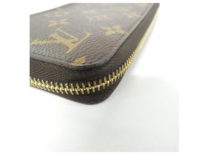 Zippy Geldbörse Monogram Louis Vuitton Braun Rot - Ansicht 3