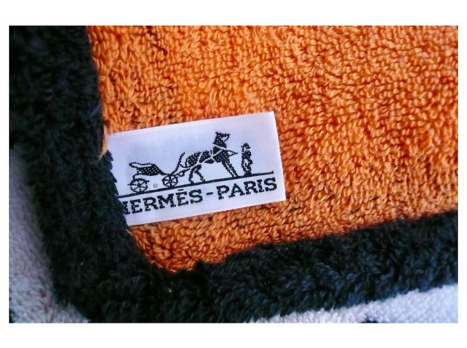 Hermès HERMES Toalla de Playa Doble Les Léopards Rara TBE RARA AGOTADA Multicolor - vista 4