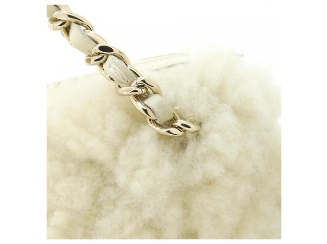 Borsa a mano avorio Chanel con hardware dorato Crudo - vista 7