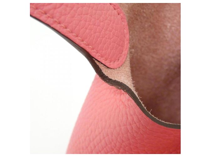 Borsa Hermès Picotin Lock MM Rosa - vista 5
