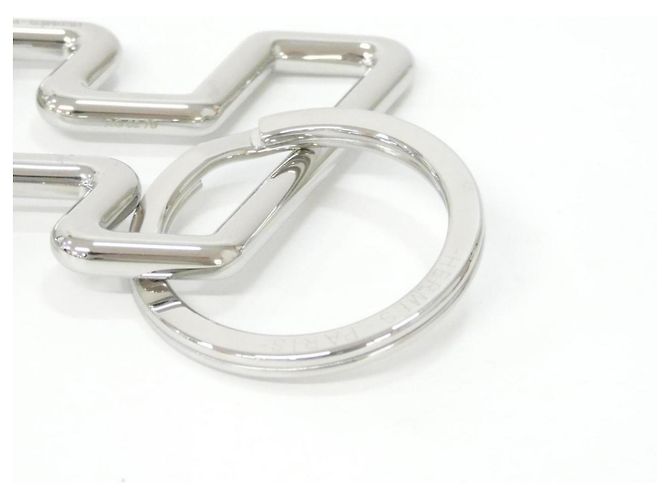 Ring Portachiavi Hermès Ash to Speed Argento - vista 3