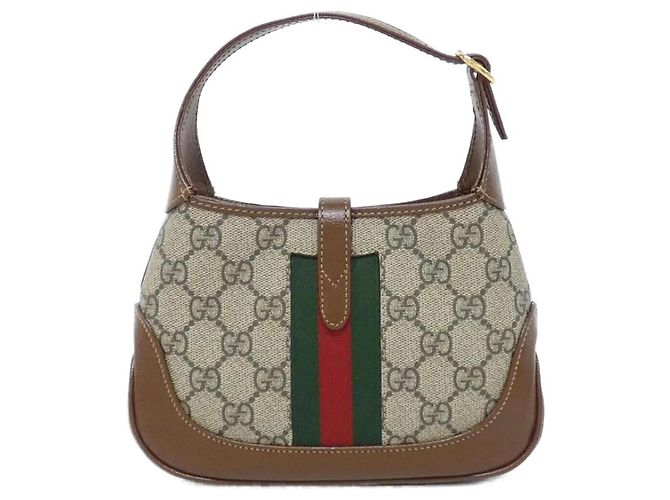 Borsa Gucci JACKIE 1961 Marrone Beige - vista 2