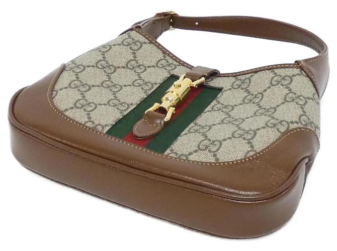 Borsa Gucci JACKIE 1961 Marrone Beige - vista 3