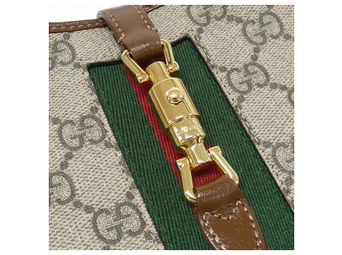 Borsa Gucci JACKIE 1961 Marrone Beige - vista 4