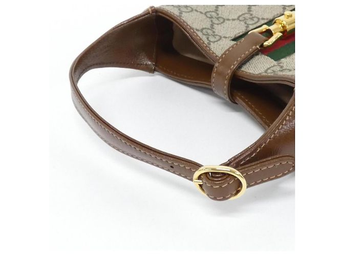 Borsa Gucci JACKIE 1961 Marrone Beige - vista 5