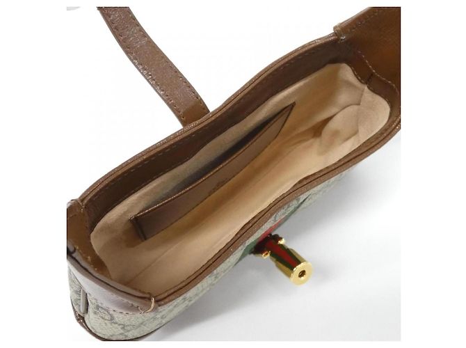Borsa Gucci JACKIE 1961 Marrone Beige - vista 7