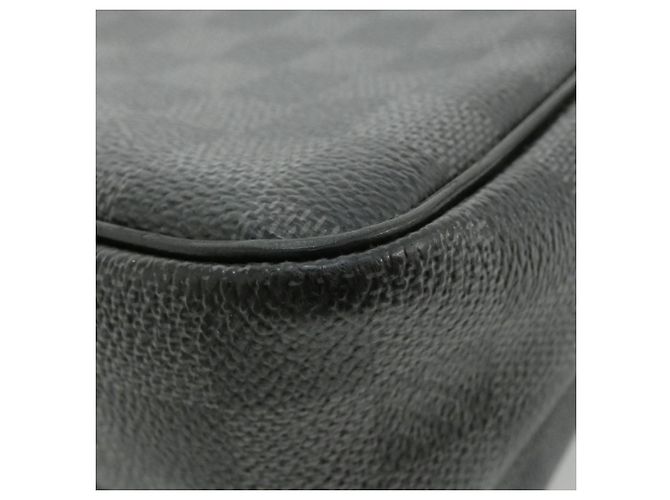 Borsa a Spalla Damier Graphite Rem di Louis Vuitton Damier ebene - vista 3