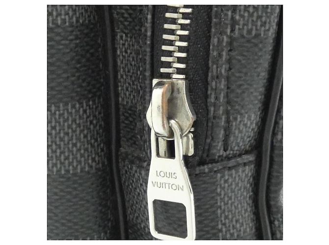 Borsa a Spalla Damier Graphite Rem di Louis Vuitton Damier ebene - vista 4