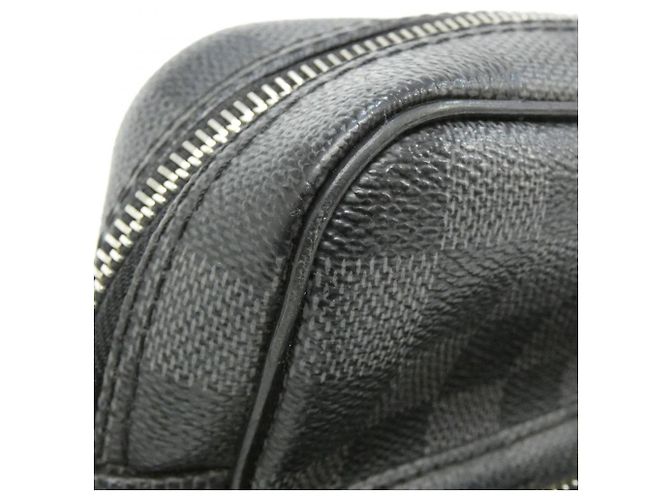 Borsa a Spalla Damier Graphite Rem di Louis Vuitton Damier ebene - vista 5