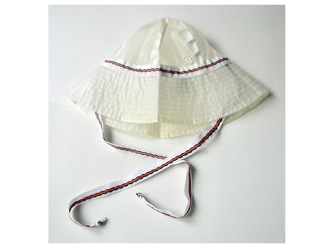 MAISON MICHEL Cappello da pioggia trasparente con cordini TM NUOVO - vista 6
