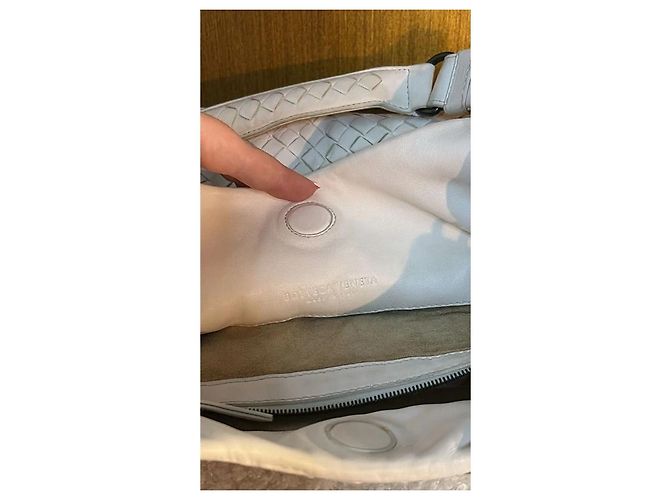 Borsa Bottega Veneta in pelle intrecciata bianca Bianco - vista 2
