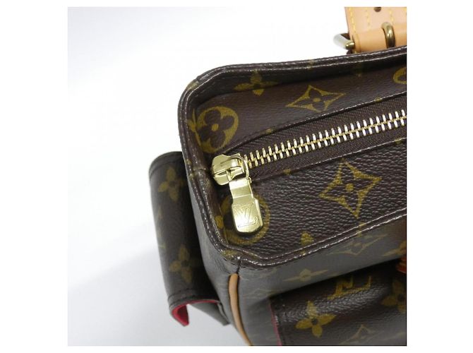Borsa Louis Vuitton Monogram Multiply Cite Marrone - vista 4