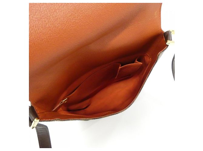 Borsa a Spalla Damier Musette Louis Vuitton Marrone - vista 5
