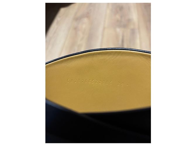Kelly Botas Hermès "Faustine" negras, talla 39 Negro - vista 10