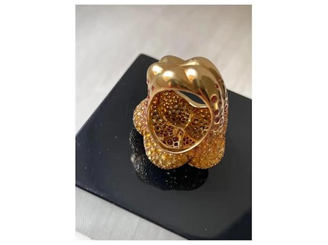 Autre Marque Anello Peperone Lorenz Bäumer Parigi D'oro Giallo - vista 11