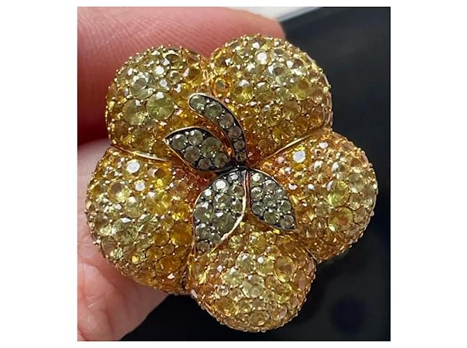 Autre Marque Anello Peperone Lorenz Bäumer Parigi D'oro Giallo - vista 13