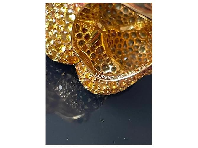 Autre Marque Anello Peperone Lorenz Bäumer Parigi D'oro Giallo - vista 9