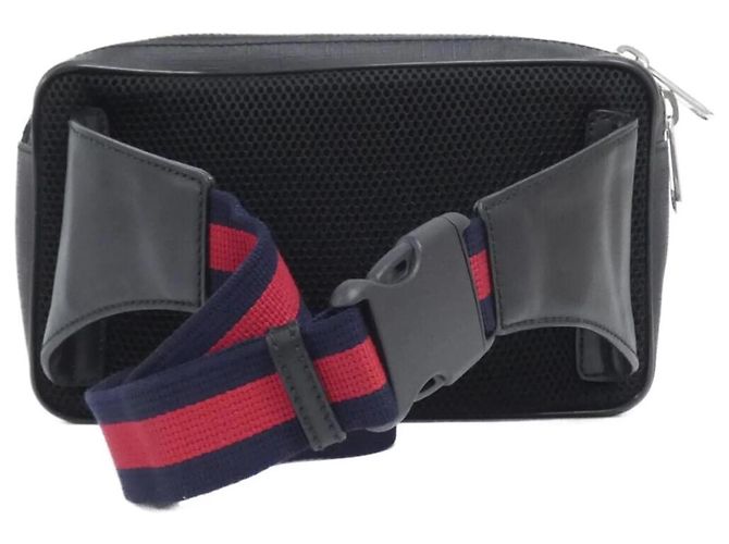 Marsupio Gucci in nero e grigio Marrone - vista 2