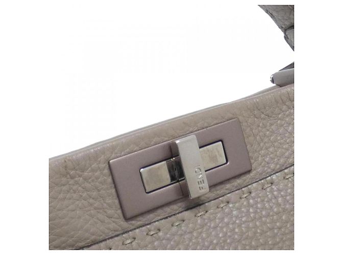 Borsa Fendi SELLERIA Peekaboo Beige - vista 3