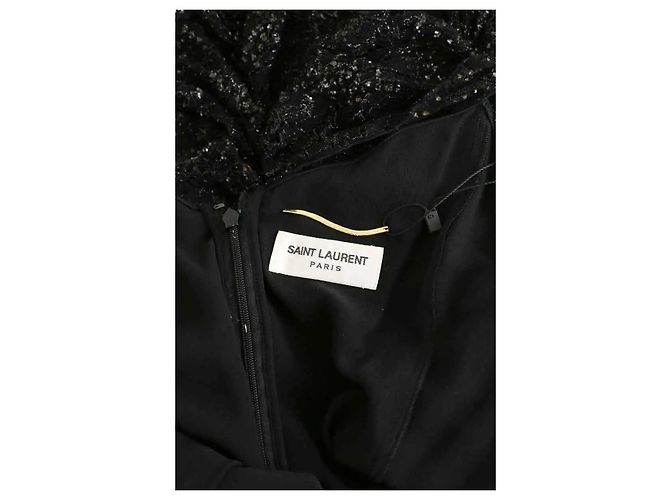 Saint Laurent Schwarzes Kleid - Ansicht 5