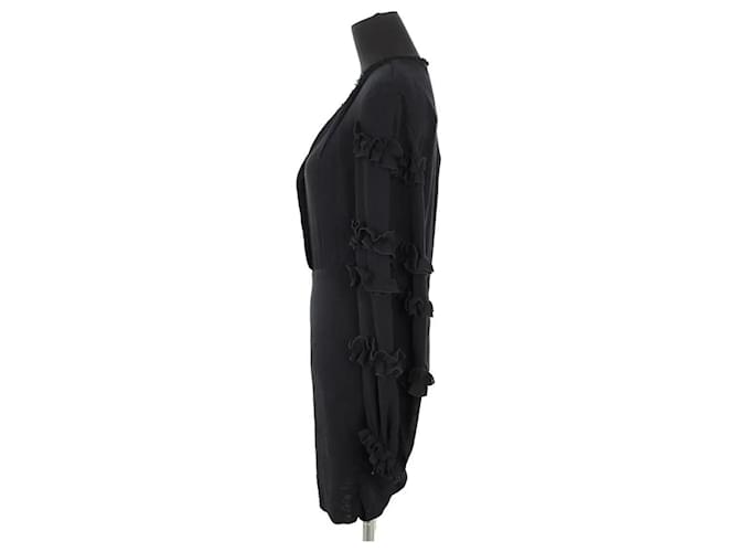 Isabel Marant Vestido de algodón negro - vista 3