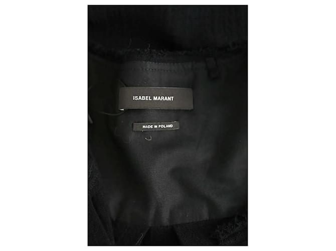 Isabel Marant Vestido de algodón negro - vista 5