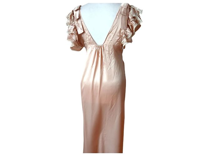 Autre Marque Rosa Spitzen Unterhemd Pink - Ansicht 5