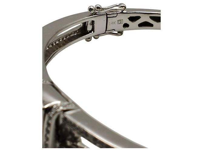 Autre Marque Bracciale in oro bianco con diamanti - vista 13