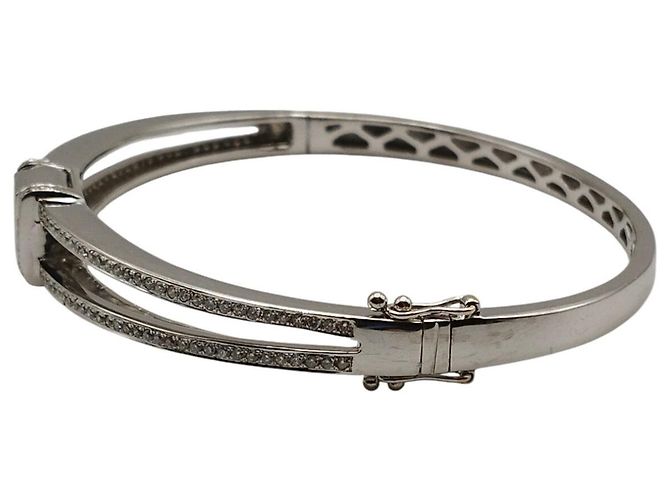 Autre Marque Bracciale in oro bianco con diamanti - vista 5