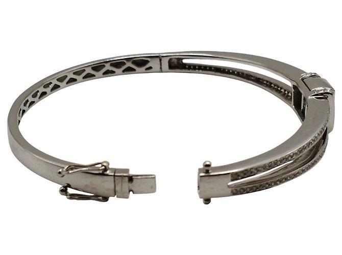Autre Marque Bracciale in oro bianco con diamanti - vista 7
