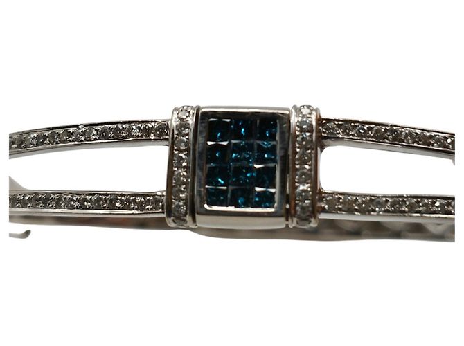 Autre Marque Bracciale in oro bianco con diamanti - vista 8