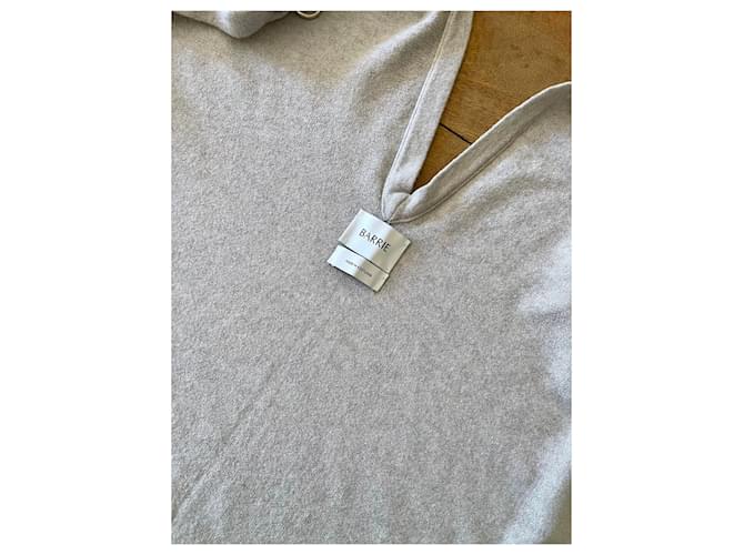Cape oder Poncho Barrie perlgrau 100% Kaschmir Einheitsgröße - Ansicht 16