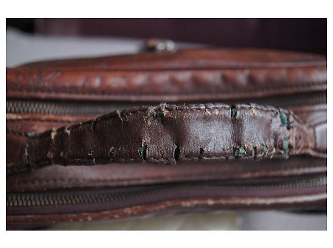 Borsa a mano Berluti in pelle marrone - vista 12
