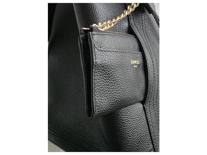 Le Huit Borsa a secchiello Lancel Huit GM in pelle nera Nero - vista 15