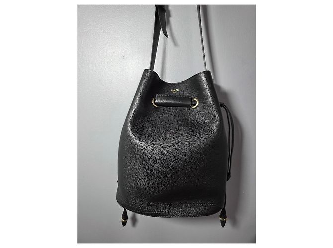 Le Huit Borsa a secchiello Lancel Huit GM in pelle nera Nero - vista 17
