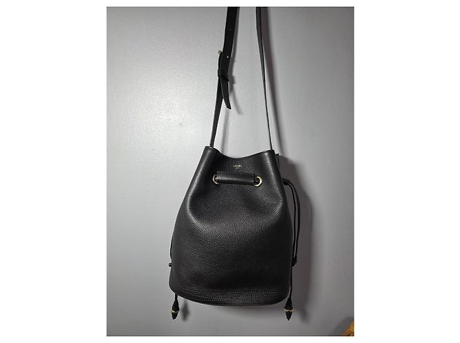 Le Huit Borsa a secchiello Lancel Huit GM in pelle nera Nero - vista 18