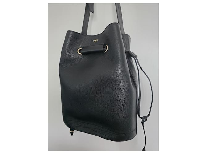 Le Huit Borsa a secchiello Lancel Huit GM in pelle nera Nero - vista 2